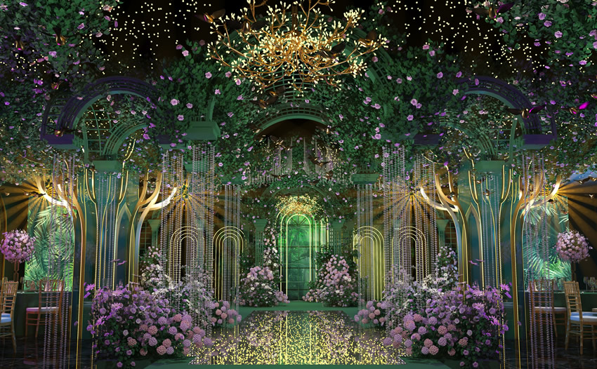 青浦奇妙森林婚礼堂效果展示