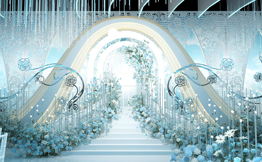 青浦釡香烙馍村水晶厅效果展示